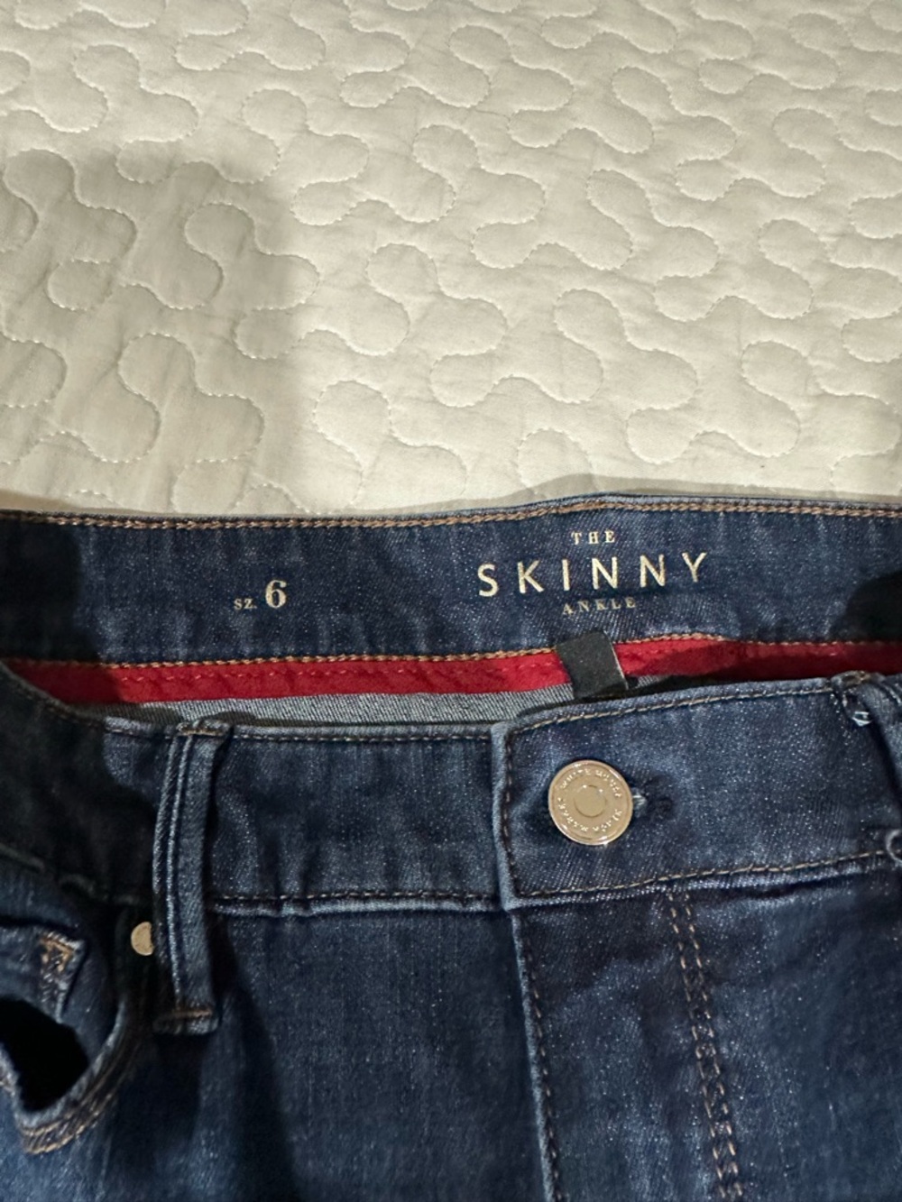 WHBM Skinny Ankle jeans sz6 - Picture 3 of 6